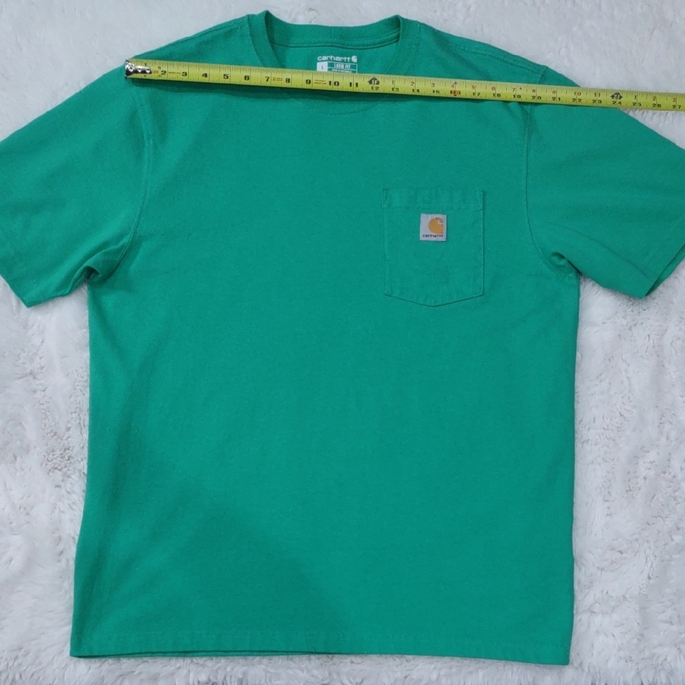 Carhartt Vibrant Green Tee with Pocket - Picture 8 of 15
